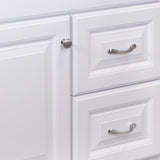 Project Source 30-in White Bathroom Vanity Cabinet