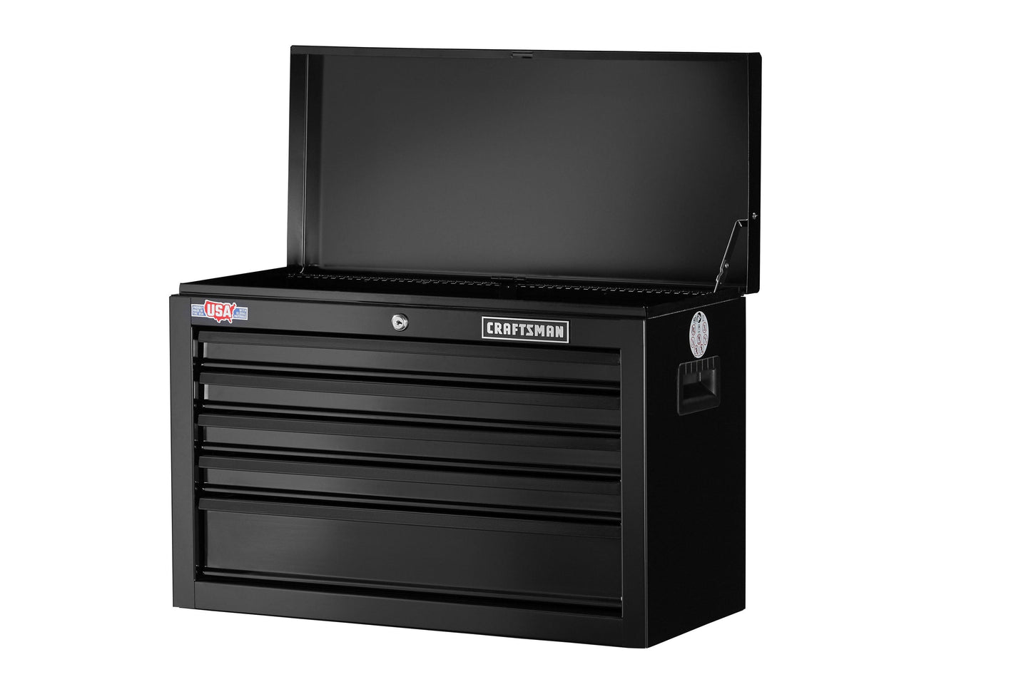 CRAFTSMAN 1000 Series 26-in W x 17.25-in H x 12-in D 5-Drawer Steel Tool Chest, Black