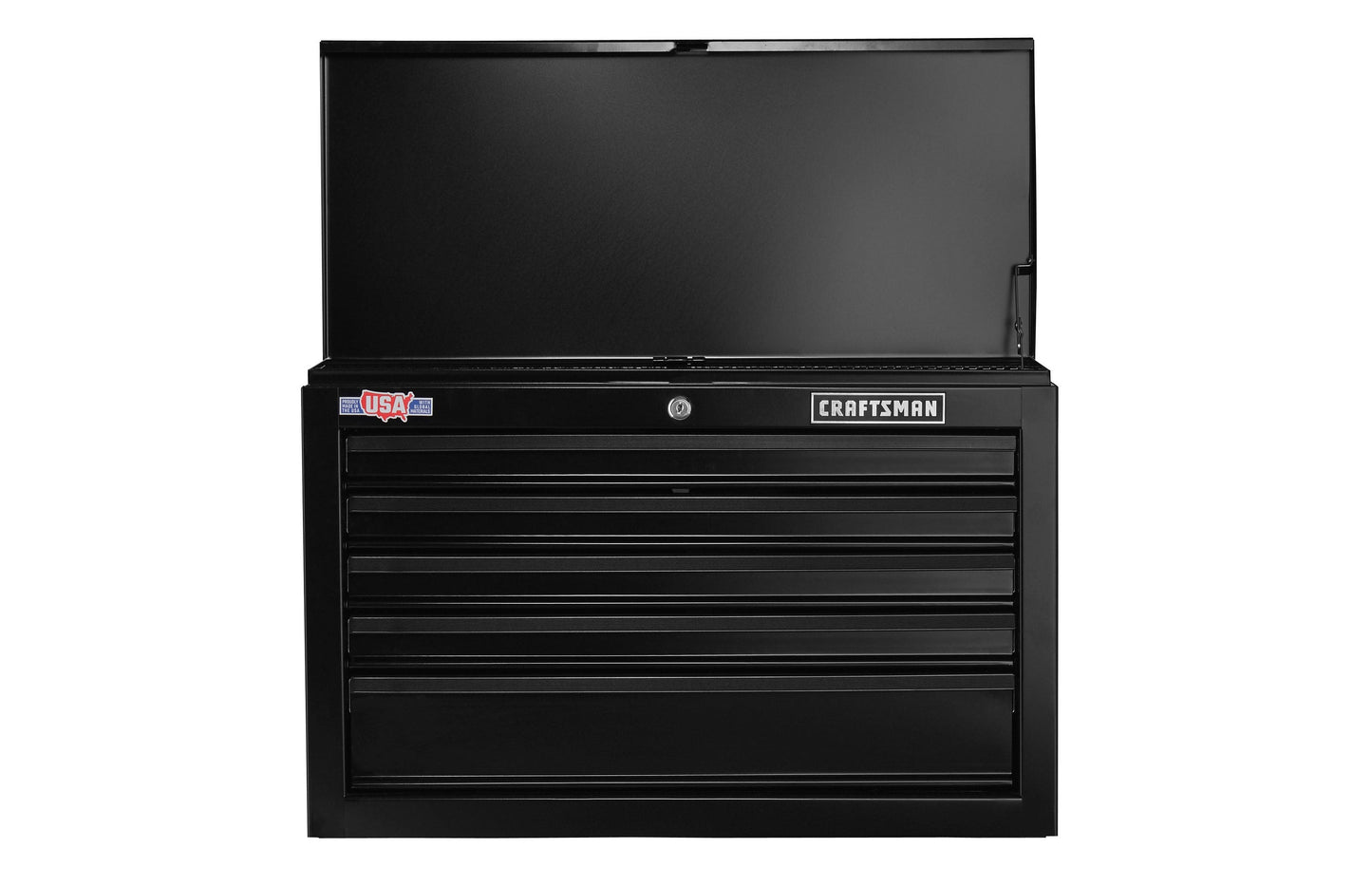 CRAFTSMAN 1000 Series 26-in W x 17.25-in H x 12-in D 5-Drawer Steel Tool Chest, Black
