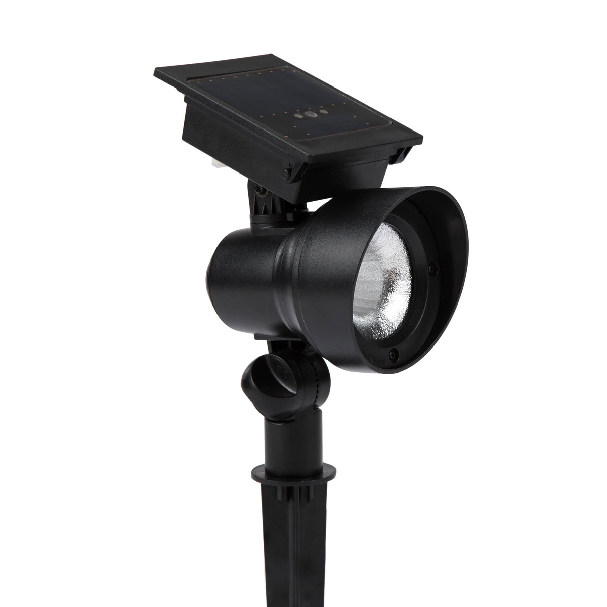Portfolio 12x Brighter 0.5-Watt Black Solar Integrated LED Path Light Kit, 14.4 Lumens, Warm 3500K