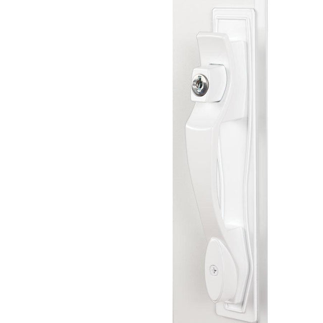 LARSON 30-in x 78-in White Mid-View Storm Door