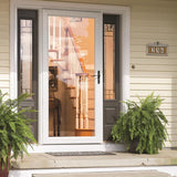 LARSON Signature Classic 36-in x 81-in White Full-View Aluminum Storm Door - Super Arbor