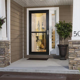 LARSON Tradewinds 36-in x 81-in Sandstone Full-View Aluminum Storm Door - Super Arbor