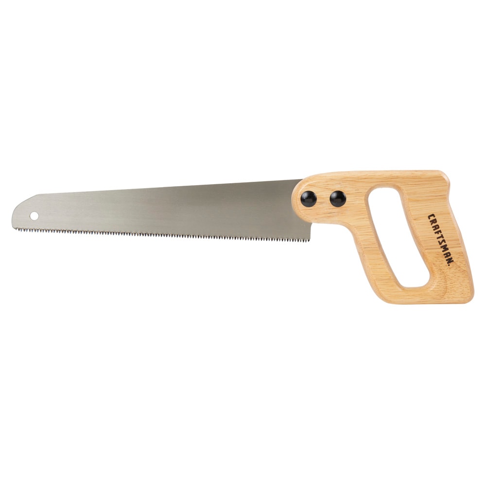 CRAFTSMAN 10-in Fine Finish Cut Hand Saw, 11 TPI Hardwood Handle
