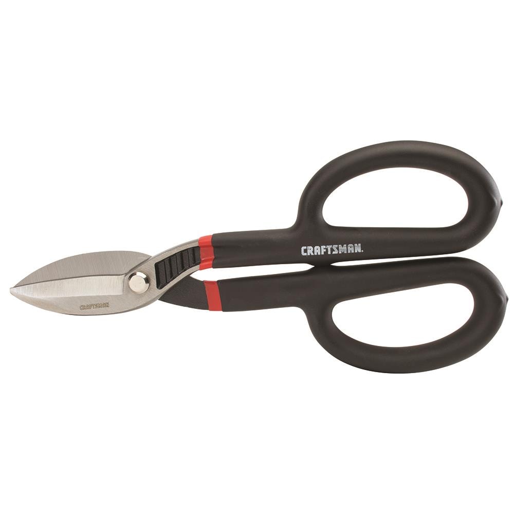 CRAFTSMAN 10-in All-Purpose Tin Snips, 2-in Blade (Straight Cut, Model CMHT73571)