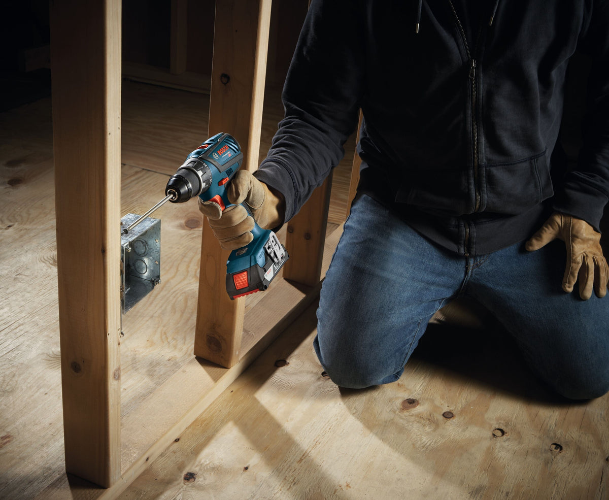 Bosch 4-Tool 18-Volt Power Tool Combo Kit with Soft Case (Charger Included and 2 Batteries Included)