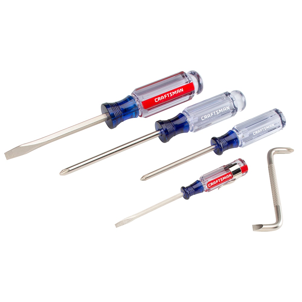 CRAFTSMAN 5-Piece Acetate Handle Screwdriver Set