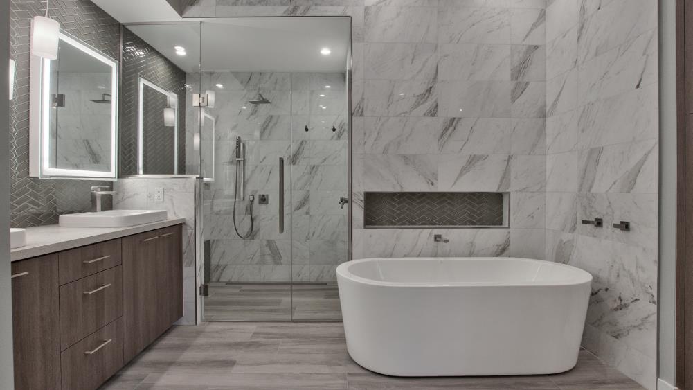 Emser Kalta Fiore 12-in x 24-in Polished Natural Stone Marble Look Tile, 5-Pack