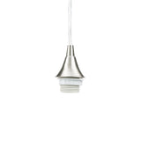 Portfolio Polished Nickel Transitional Linear Pendant Light, 3-Light, Adjustable 10–65 in, 36 in Wide