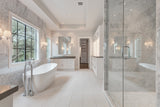 Emser Bianco Gioia Nantes 12-in x 12-in Honed Marble Floor and Wall Tile (10-Pack)