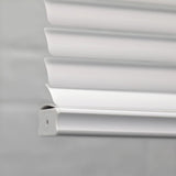 Project Source Room Darkening 1-in Slat Width 35-in x 64-in Cordless White Vinyl Mini Blinds