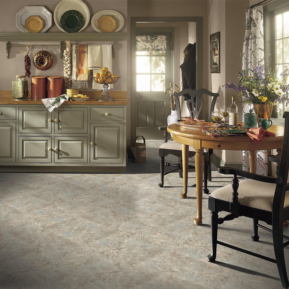 Armstrong New Slate Mesa Stone 12 in. x 12 in. Residential Peel and Stick Vinyl Tile Flooring (45 sq. ft. / case)