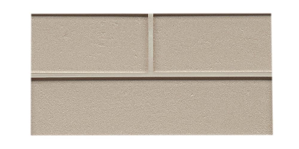 Bedrosians Manhattan Silk 4-in x 8-in Glass Mosaic Tile Sample