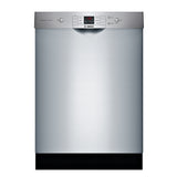 Bosch 100 Series PureDry 50-Decibel Front Control 24-in Built-In Dishwasher, Fingerprint-Resistant Stainless Steel, ENERGY STAR