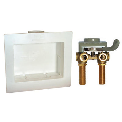 1/2 in. Brass Washing Machine Automatic Timer Valve with Installation Box - Super Arbor