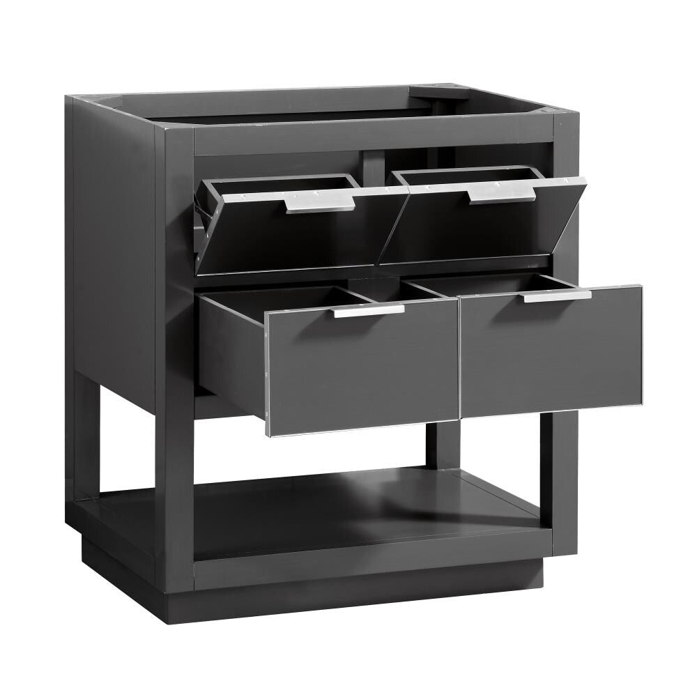 Avanity Allie 30-in Twilight Gray Bathroom Vanity Cabinet