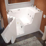 Nova Heated Wheelchair Accessible 4.5 ft. Walk-In Whirlpool Bathtub in White with Chrome Trim - Super Arbor