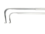 Project Source 28-in to 48-in White Steel Double Curtain Rod
