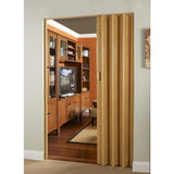 Spectrum Oakmont 48-in x 96-in White Vinyl Accordion Door (Hardware Included) - Super Arbor