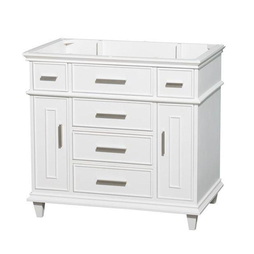 Berkeley 48 in. Vanity Cabinet Only in White - Super Arbor