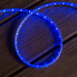 GE StayBright 240-Light 19.6-ft Blue Integrated LED Christmas Tape Lights