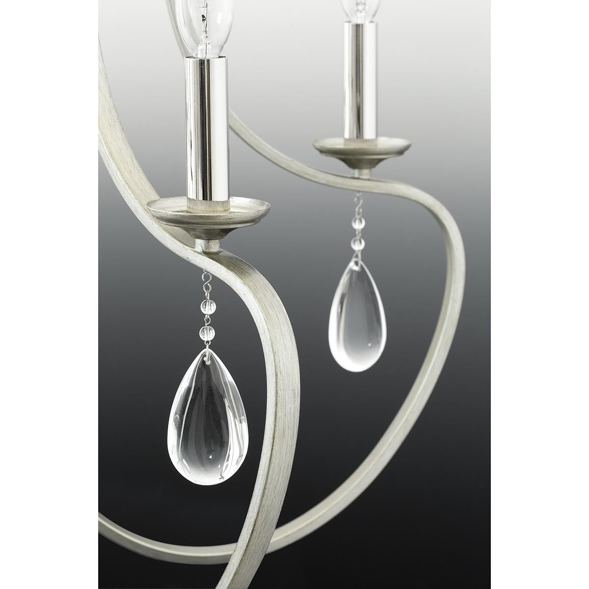 Progress Lighting Anjoux 5-Light Gray Transitional Chandelier