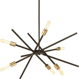 Progress Lighting Astra 6-Light Antique Bronze Modern/Contemporary Chandelier