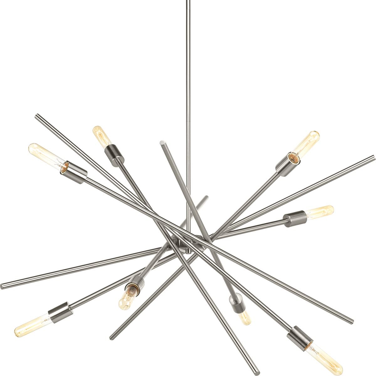 Progress Lighting Astra 8-Light Brushed Nickel Modern/Contemporary Chandelier