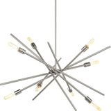 Progress Lighting Astra 8-Light Brushed Nickel Modern/Contemporary Chandelier