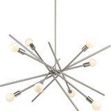 Progress Lighting Astra 8-Light Brushed Nickel Modern/Contemporary Chandelier