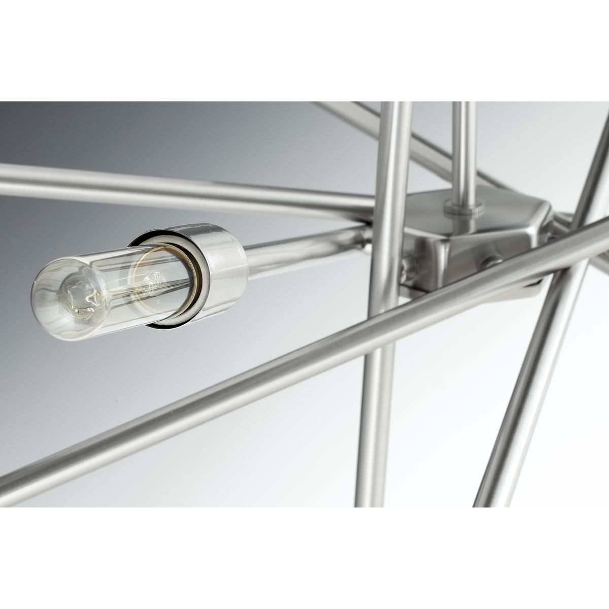 Progress Lighting Astra 8-Light Brushed Nickel Modern/Contemporary Chandelier