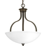 Progress Lighting Laird 5-Light Stainless Steel Farmhouse Linear Medium Hanging Pendant Light