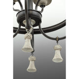 Progress Lighting Bergamo 5-Light Bronze Rustic Chandelier