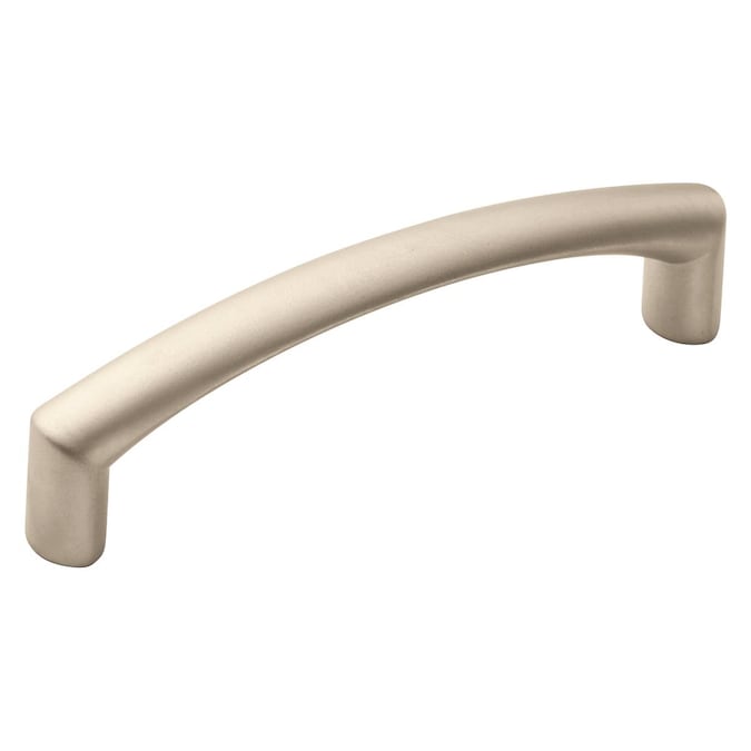 Amerock Essential'Z 6-5/16-in (160mm) Center to Center Satin Nickel Matte Arch Handle Drawer Pull