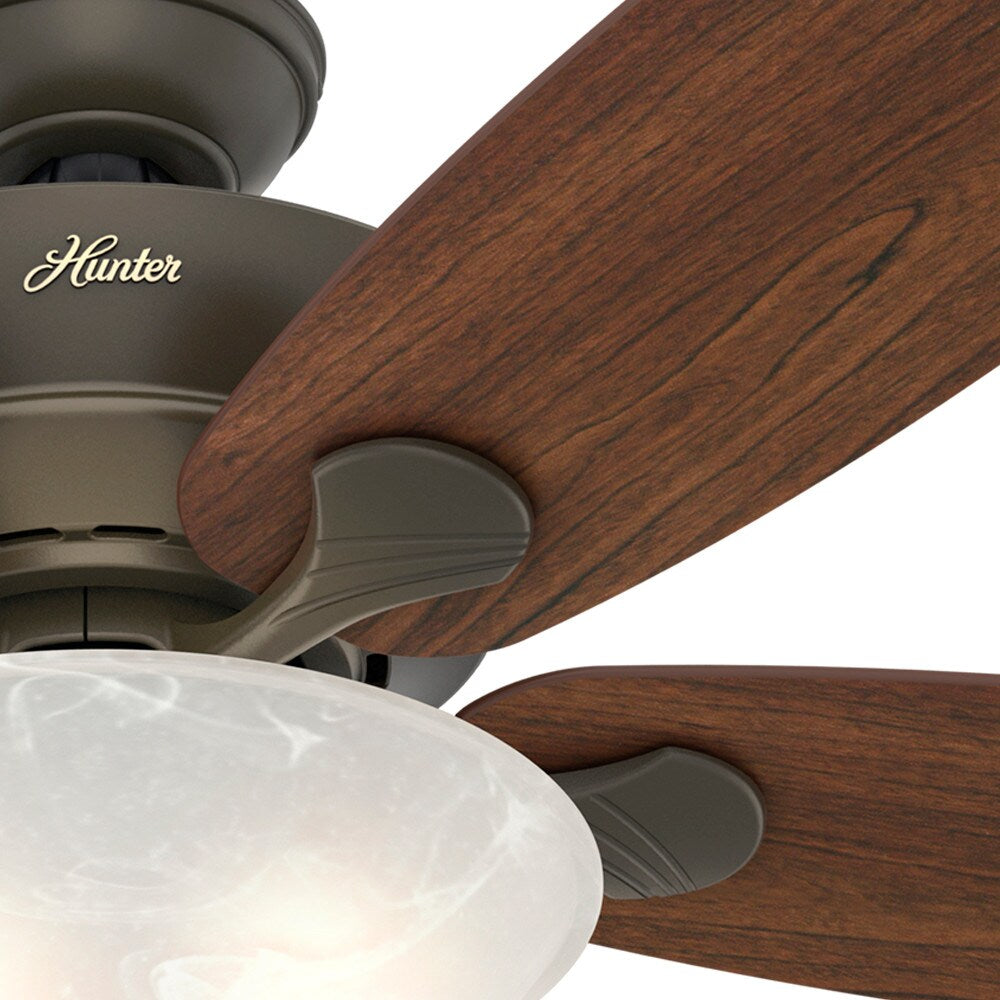 Hunter Regalia II 60-in New Bronze LED Indoor Ceiling Fan (5-Blade)