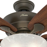 Hunter Regalia II 60-in New Bronze LED Indoor Ceiling Fan (5-Blade)