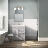 Style Selections Ellenbee 36-in White Single Sink Bathroom Vanity with White Cultured Marble Top - Super Arbor