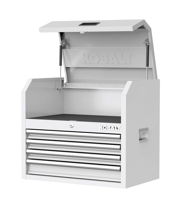 Kobalt 26-in W x 22-in H 4-Drawer Steel Tool Chest (White)
