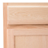 Project Source Oak Brook 18-in W x 35-in H x 23.75-in D Unfinished Door and Drawer Base Cabinet