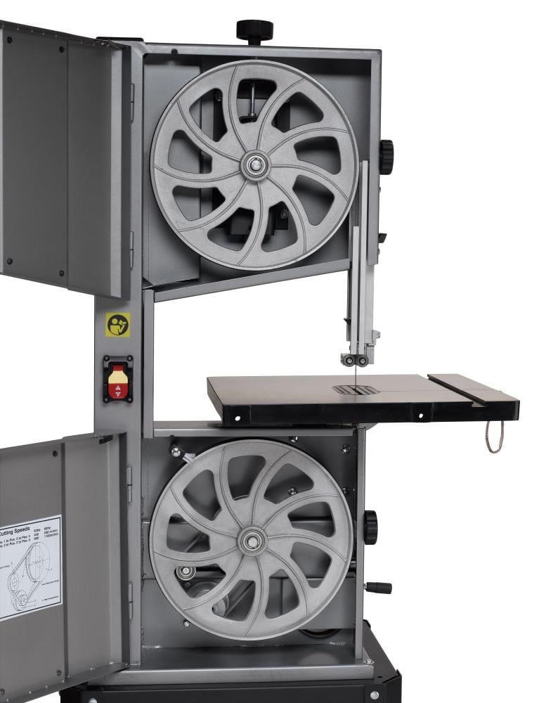 DELTA 13.625-in 9-Amp Stationary Band Saw, 1-HP, 2-Speed, Cast-Iron Table