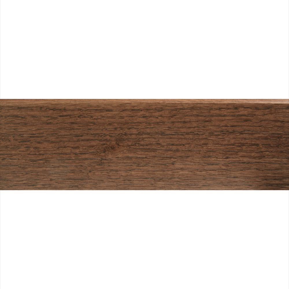 Flexco Solid Wood Stair Nose 2.75-in x 78-in Leathered Prefinished Oak Stair Nosing