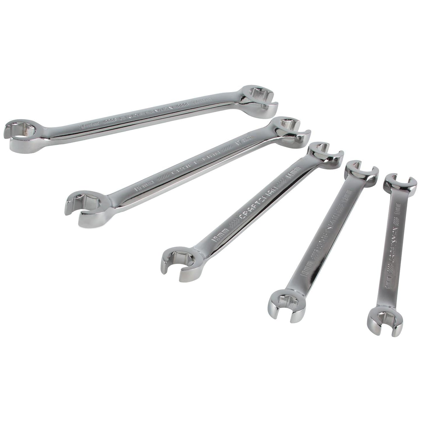 Craftsman 6 Point Metric Flare Nut Wrench Set, 5 Piece