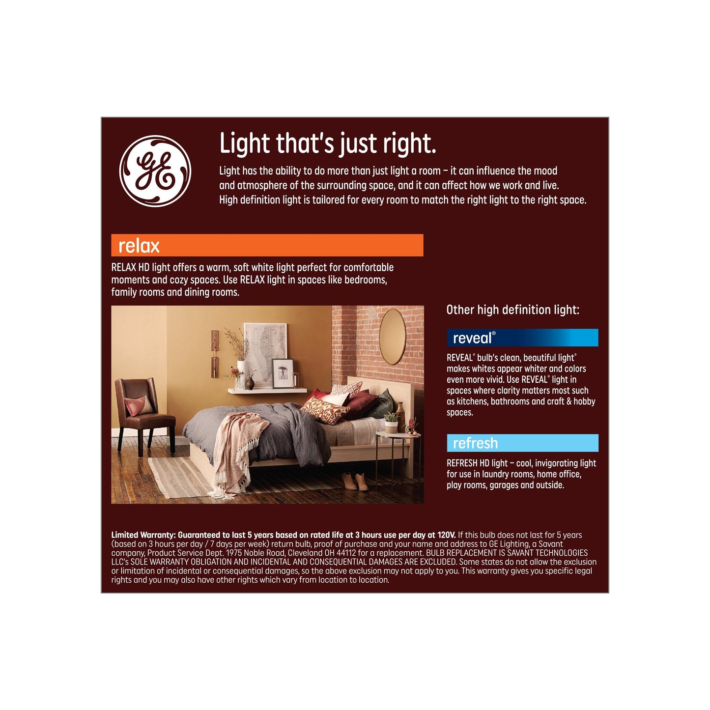 GE Relax HD 100-Watt Equivalent A21 Soft White Dimmable LED Light Bulb, 1600 Lumens, 2700K, 2-Pack