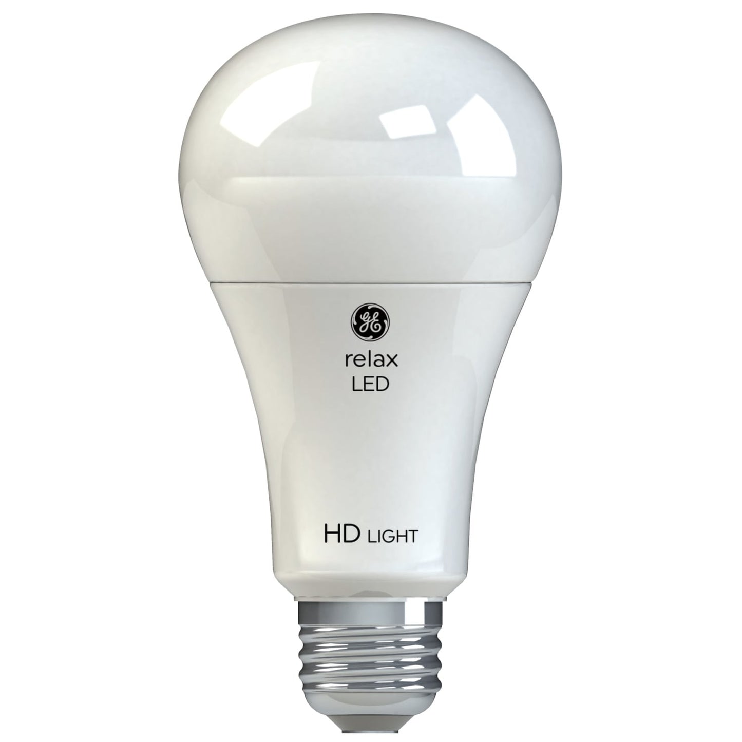 GE Relax HD 100-Watt Equivalent A21 Soft White Dimmable LED Light Bulb, 1600 Lumens, 2700K, 2-Pack