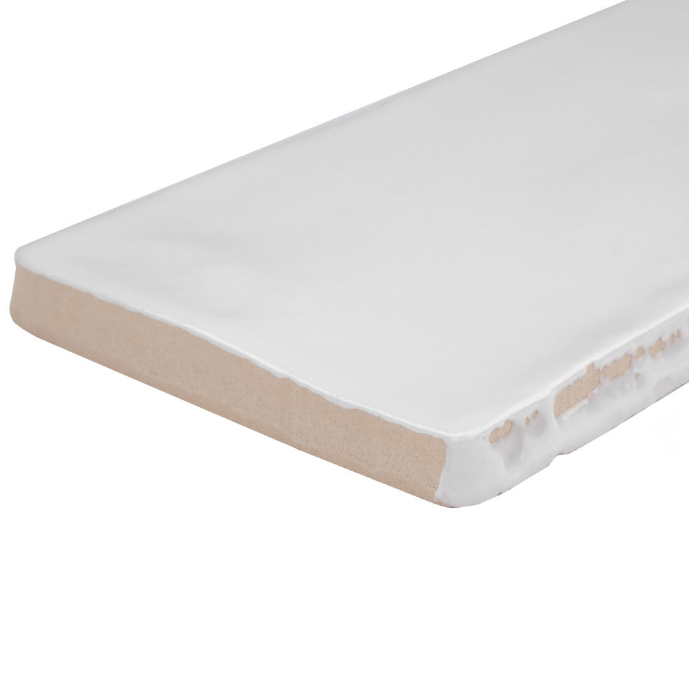 Merola Tile Chester Bianco 3 in. x 6 in. Ceramic Subway Wall Tile (6.02 sq. ft. / Case)