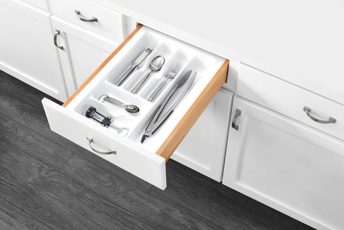 Rev-A-Shelf 21.25-in x 14.25-in Plastic Cutlery Insert Drawer Organizer