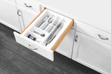 Rev-A-Shelf 21.25-in x 14.25-in Plastic Cutlery Insert Drawer Organizer