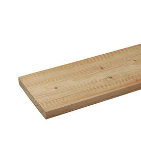 (Common: 1-in x 6-in x 10-ft; Actual: 0.75-in x 5.5-in x 10-ft) Whitewood Board