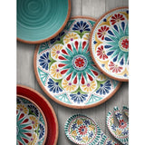 Rio Medallion Assorted Melamine Salad Plate (Set of 6)