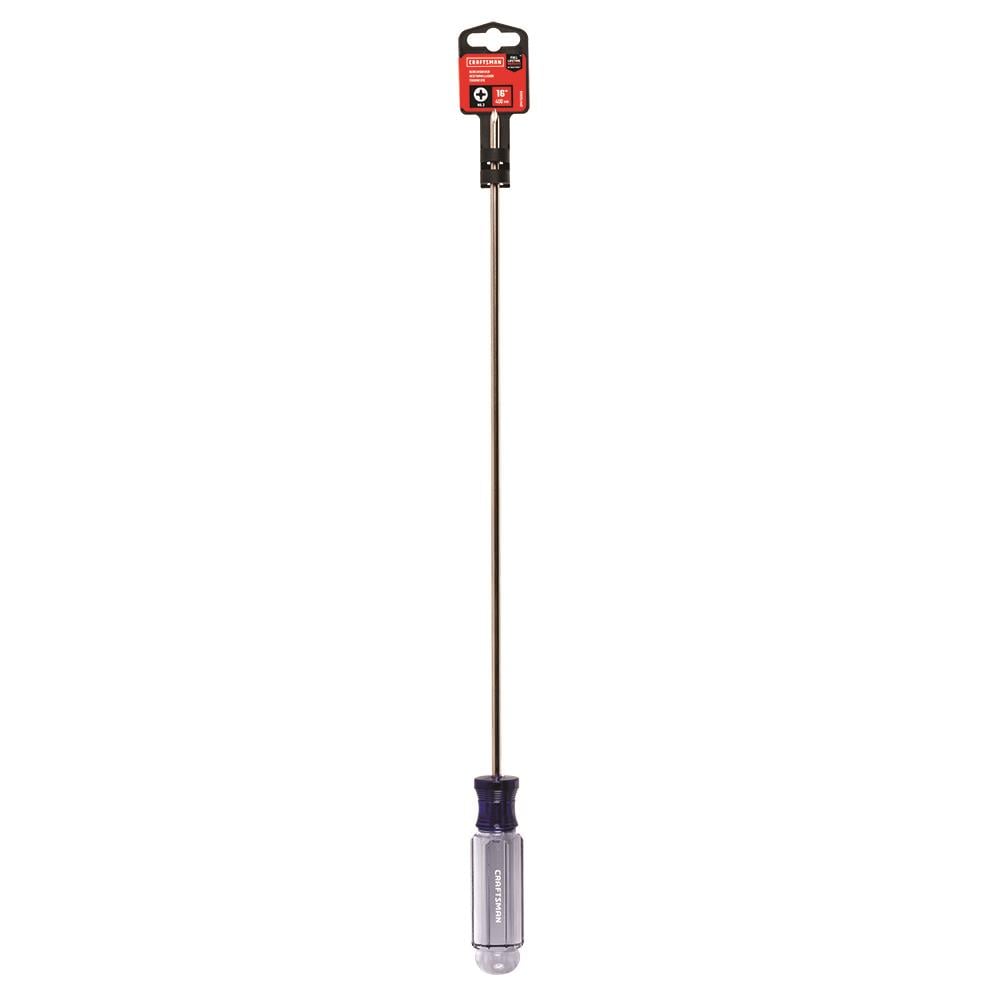 CRAFTSMAN Acetate Handle #2 Phillips Screwdriver, 16-in Shaft